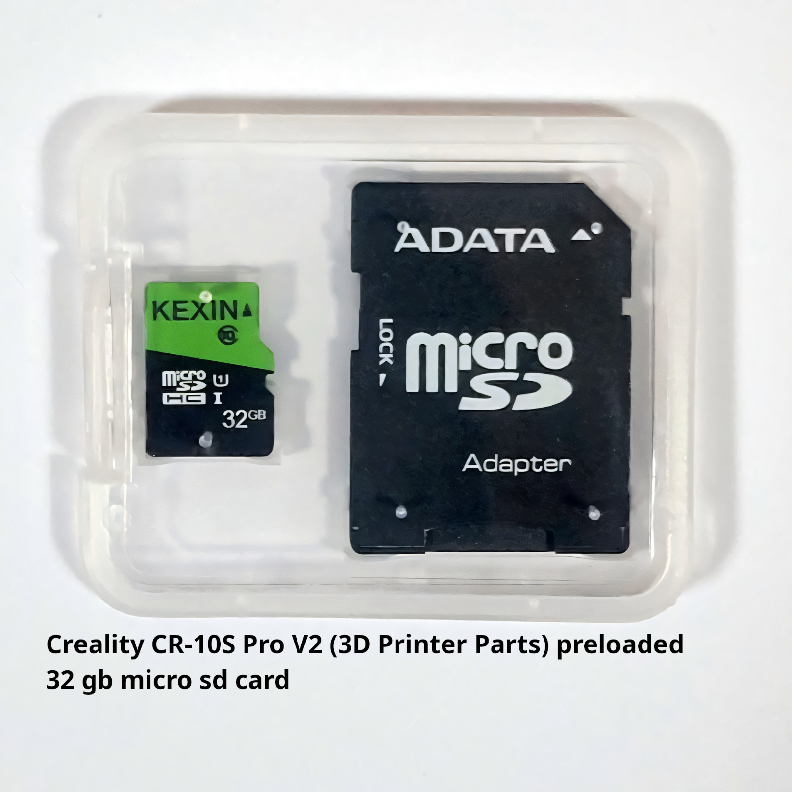 Creality CR-10S Pro V2 (3D Printer Parts) preloaded 32 gb micro sd card