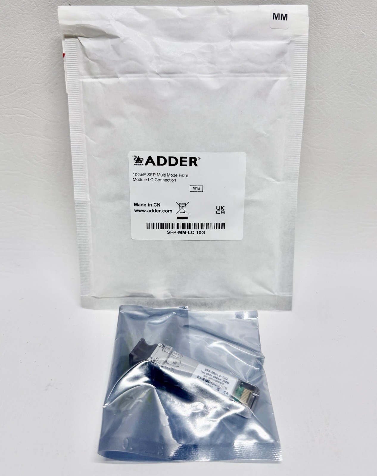 NEW Adder SFP-MM-LC-10G 10GbE SFP Multi Mode Fibre Module LC Connection