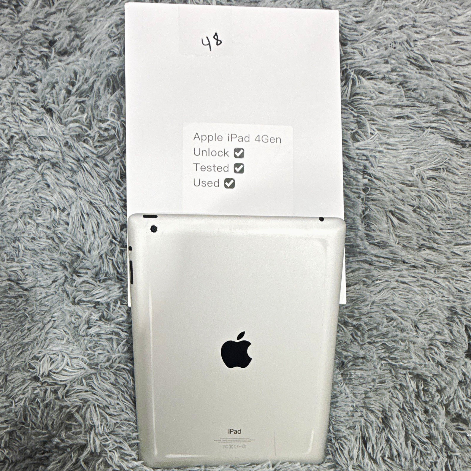 Apple iPad Series iPad 4th Gen 10.9in 16GB Wi-Fi Unlocked Tablet Silver