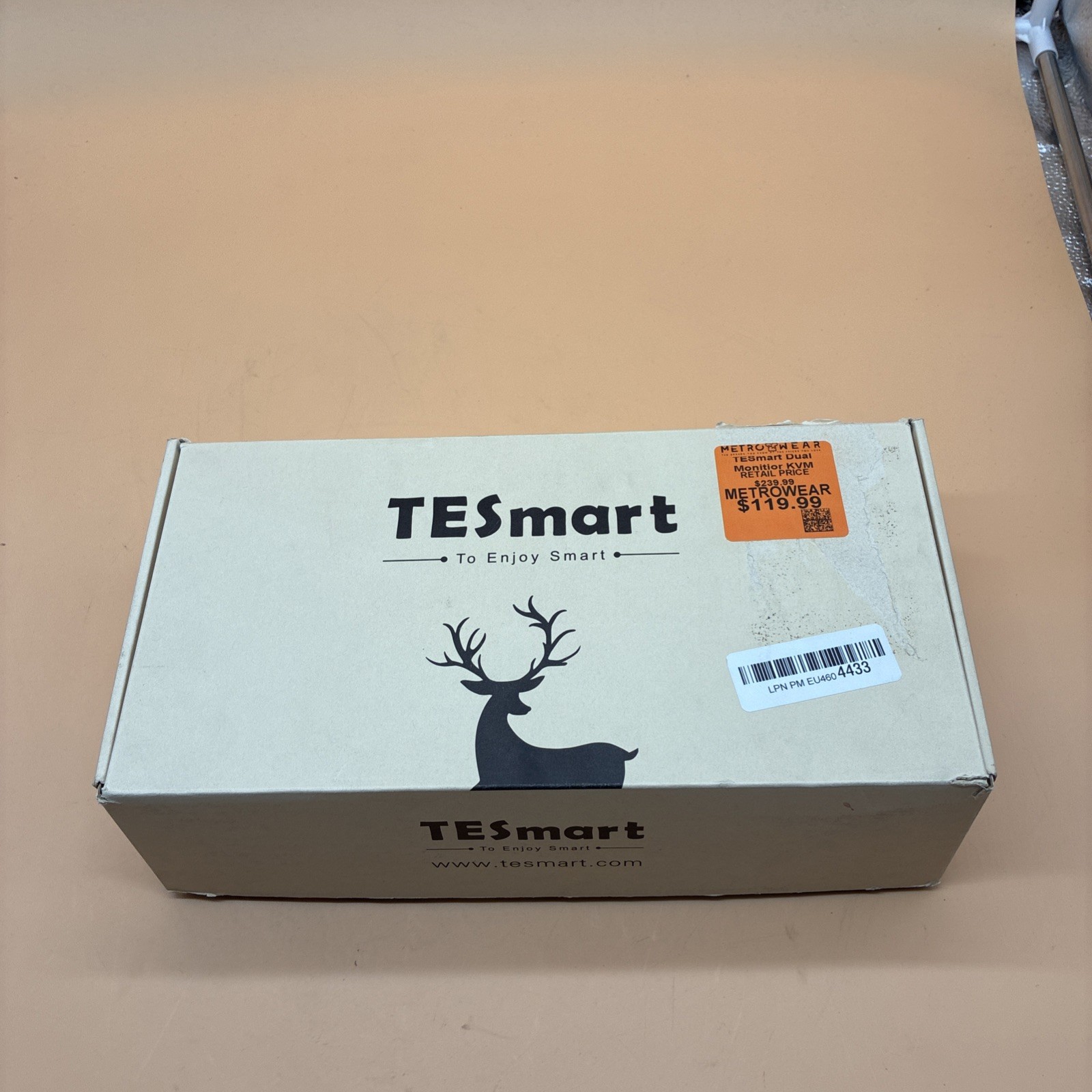 TESmart 2 way dual monitor KVM, DUAL HDMI 4:4:4 , OPEN BOX , Untested