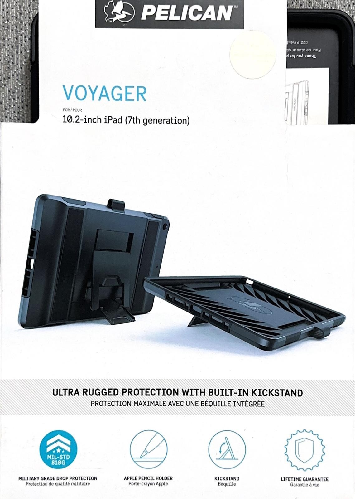 Pelican Voyager Case + Kickstand - 10.2-inch iPad (8th/7th Generation)