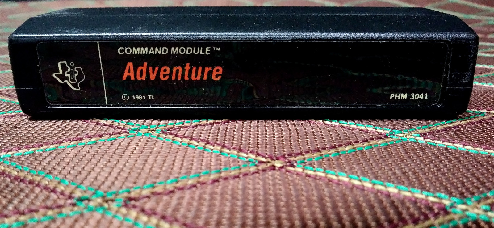 TI 99 TEXAS INSTRUMENTS CARTRIDGE - PHM 3041 ADVENTURE ©1981