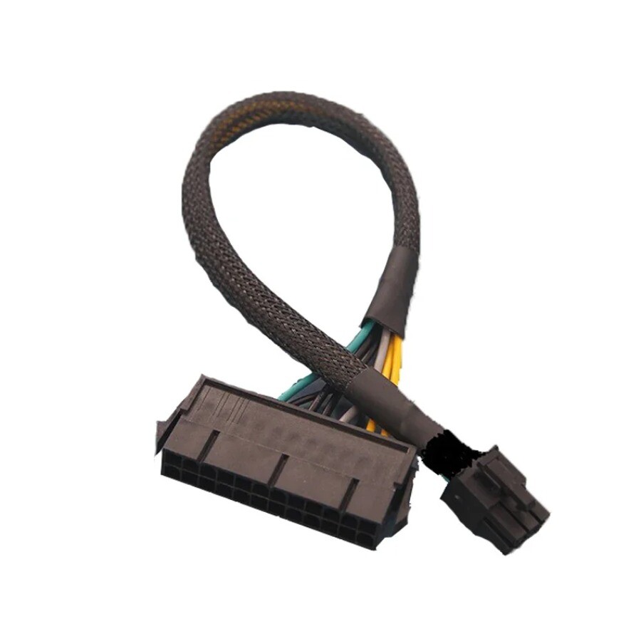 ATX PSU Standard 24Pin To 6Pin Power Cable For Acer N4670 Series Mainboard 30CM