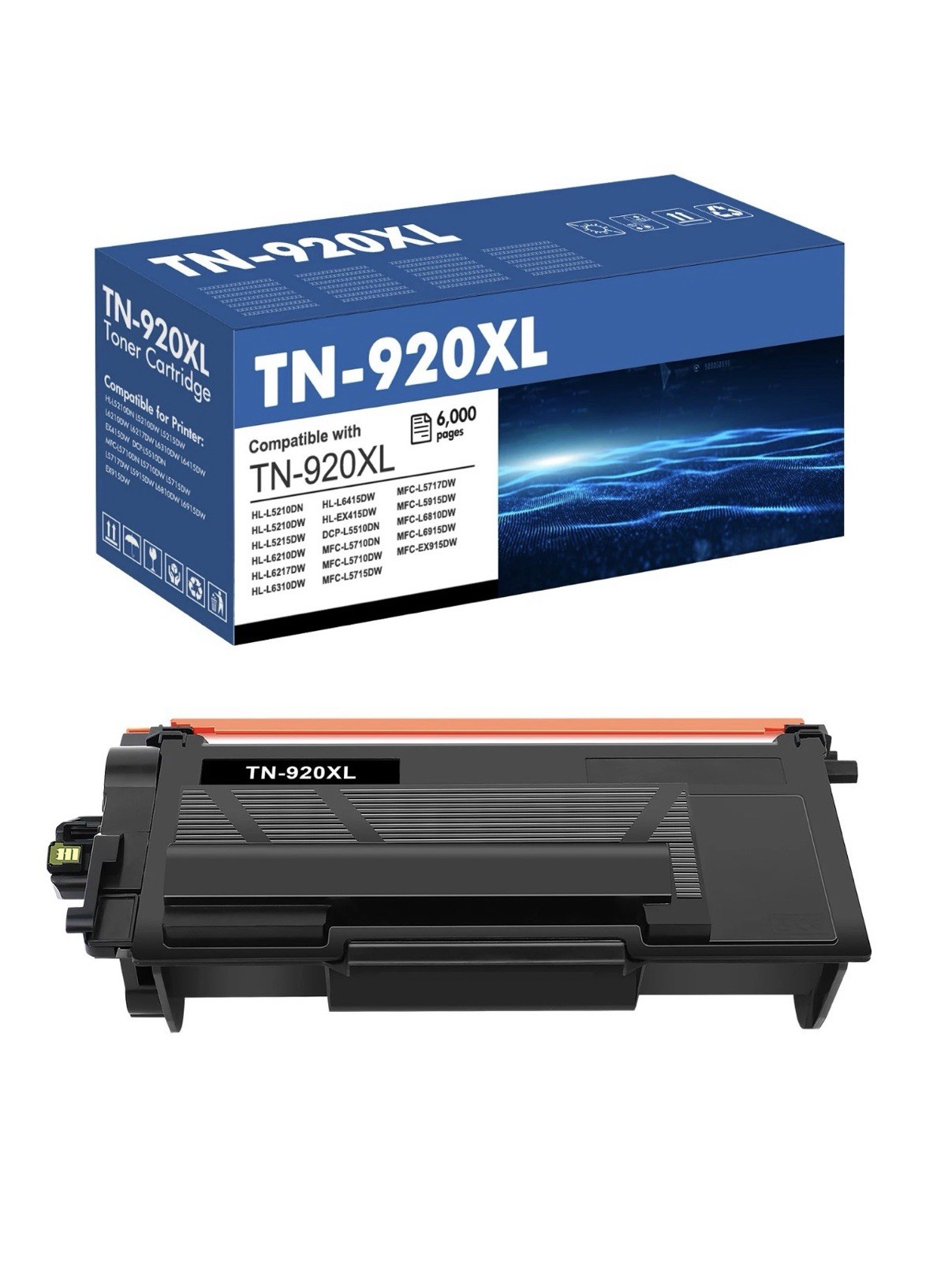 TN920XL Fits for Brother TN920 Toner HL-L5210DW L6210DW MFC-L5715DW lot