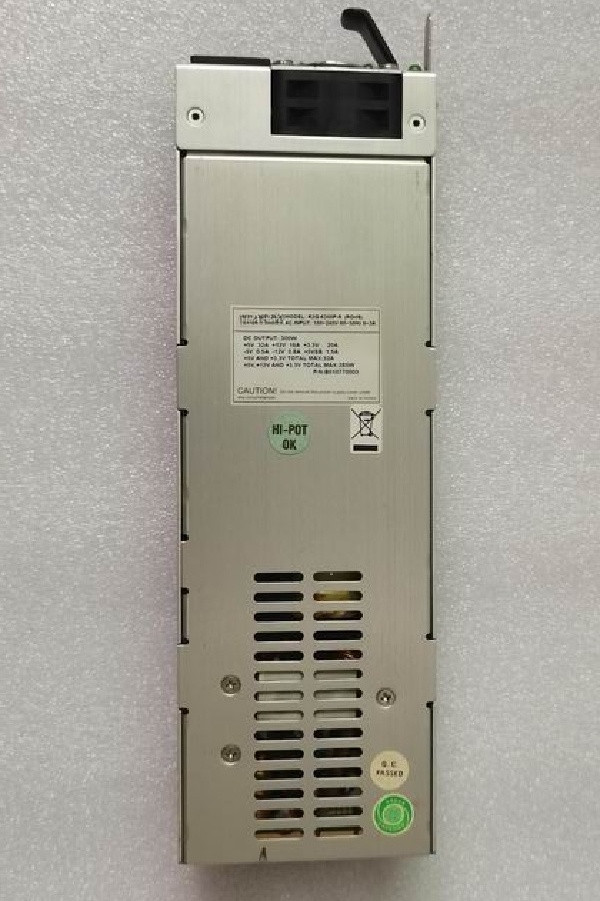 1pc used R2G-6300P-R 300W hot plug power supply