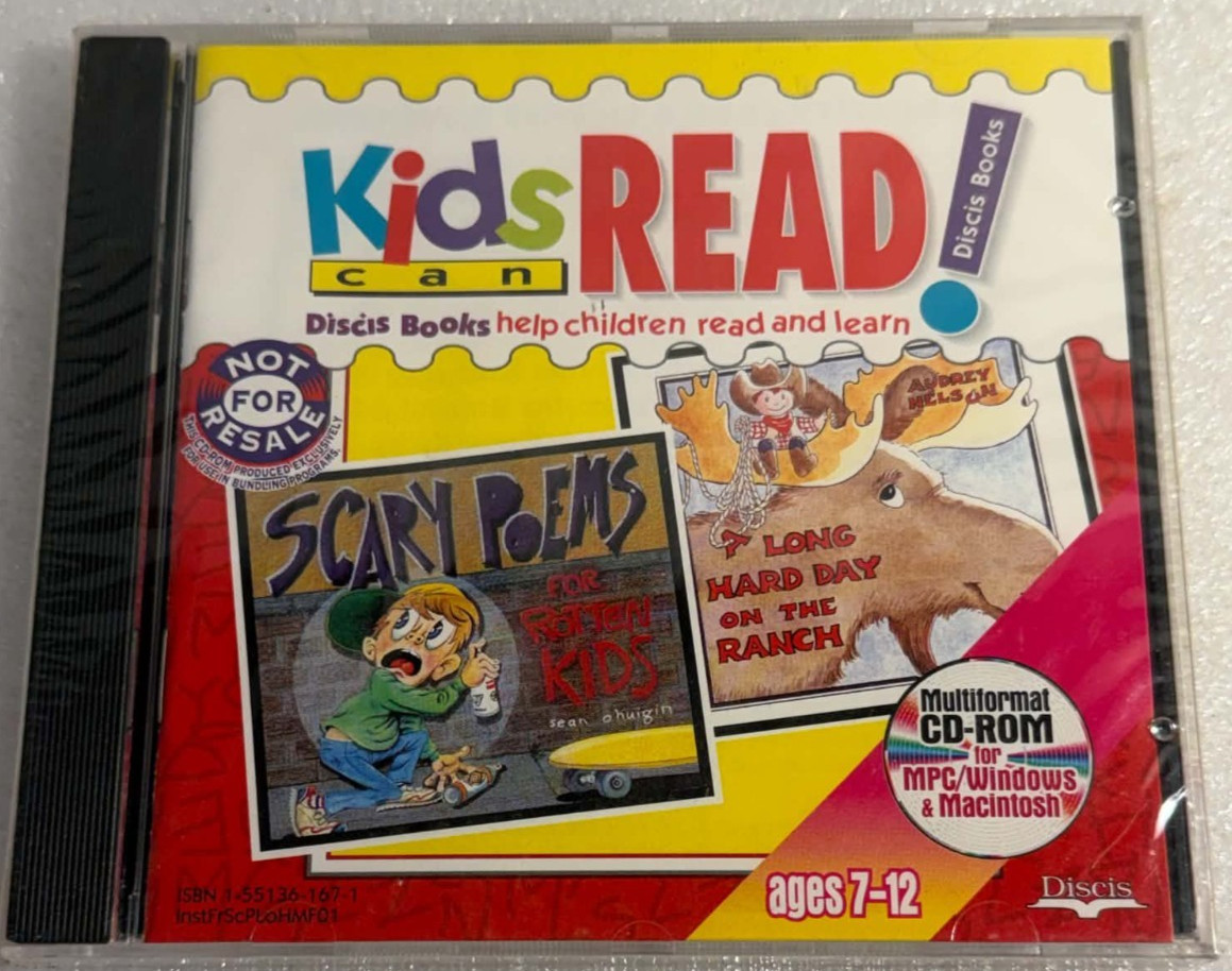 Kids Can Read A Long Hard Day On A Ranch PC CD-ROM Jewel Case NEW SEALED Vintage