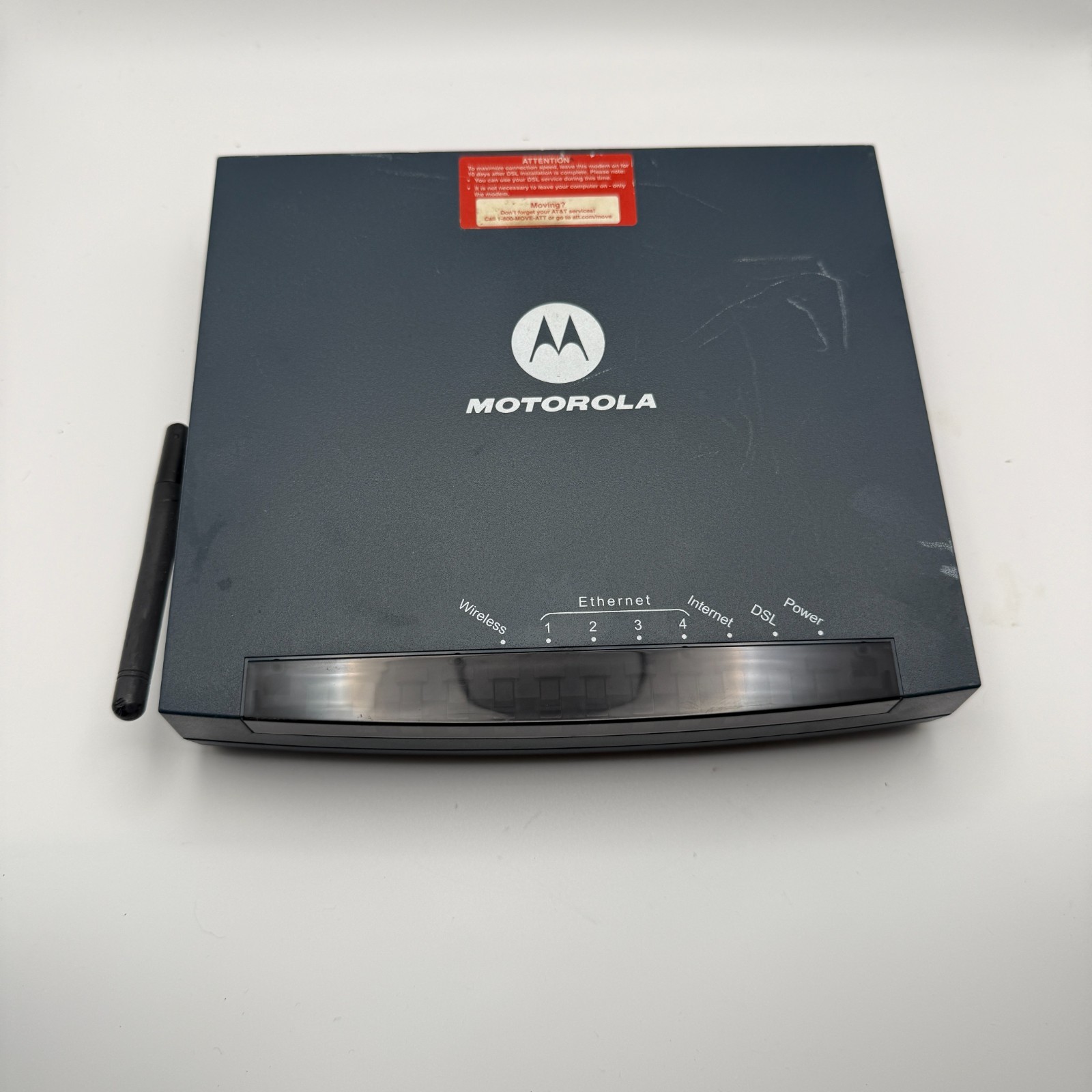 Motorola Modem Combo Router DSL Wireless Ethernet Internet Model GZ53347
