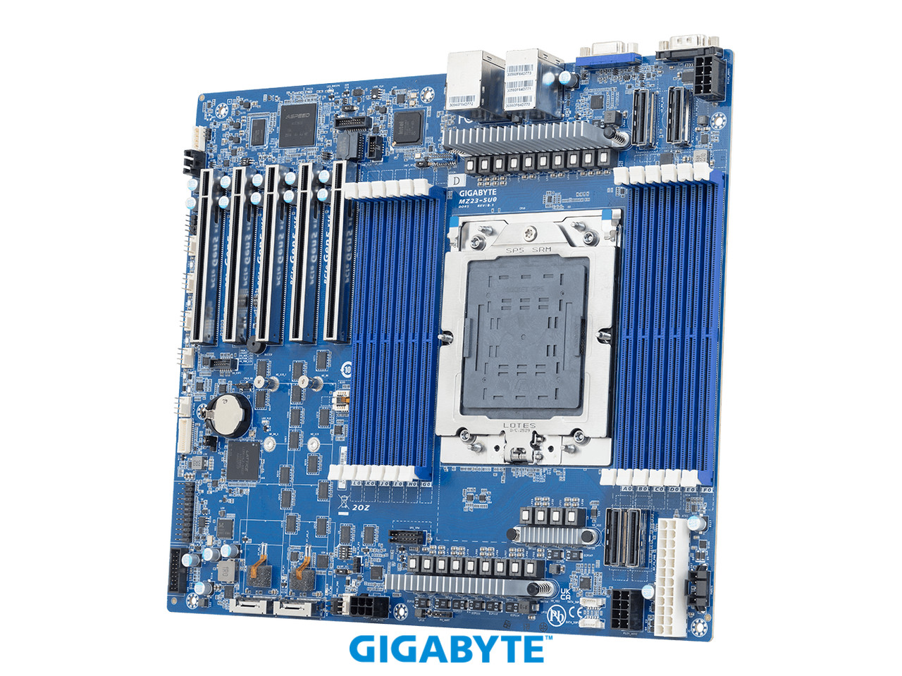 GIGABYTE MZ23-SU0 Motherboard - AMD EPYC 9005/9004 - CEB UP