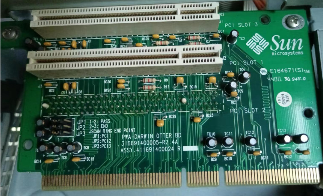 Sun 370-3196 3-Slot PCI Riser Board for Ultra 5