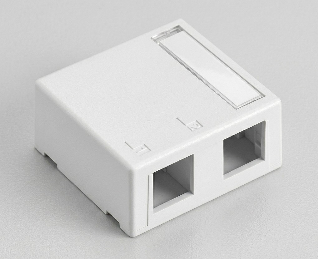 Leviton 41089-2WP QuickPort 2-Port Surface Mount Housing White Lot of 36 New