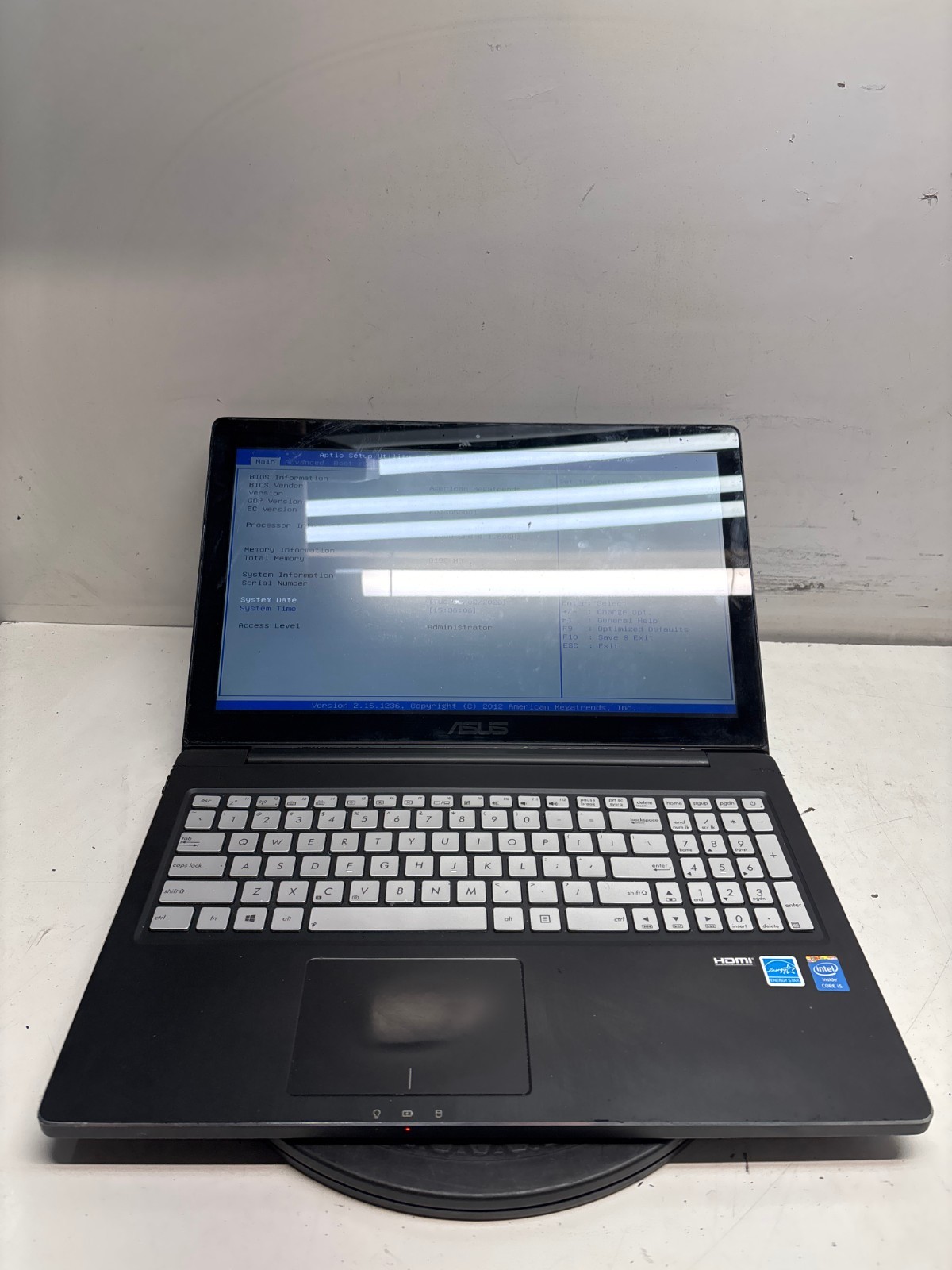 Asus Q501L Intel Core i5-4200U 1.60GHz 8GB 500GB SSD No OS