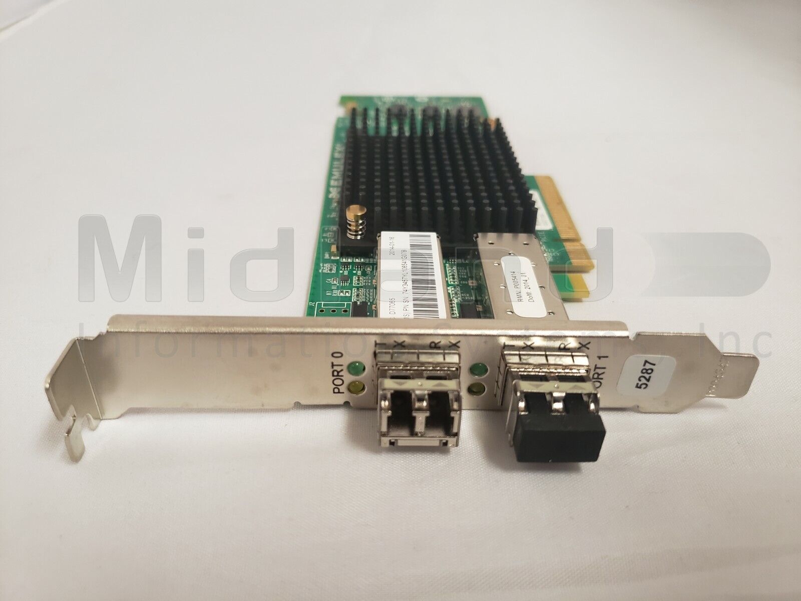 IBM FC# 5287 10Gb 2-Port PCIe2 (x8) Ethernet SR Adapter (FH) pseries