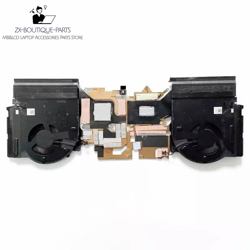 00GG75 95%NEW For Dell Alienware M17 R4 RTX30 CPU Heatsink Cooling Fan 0GG75