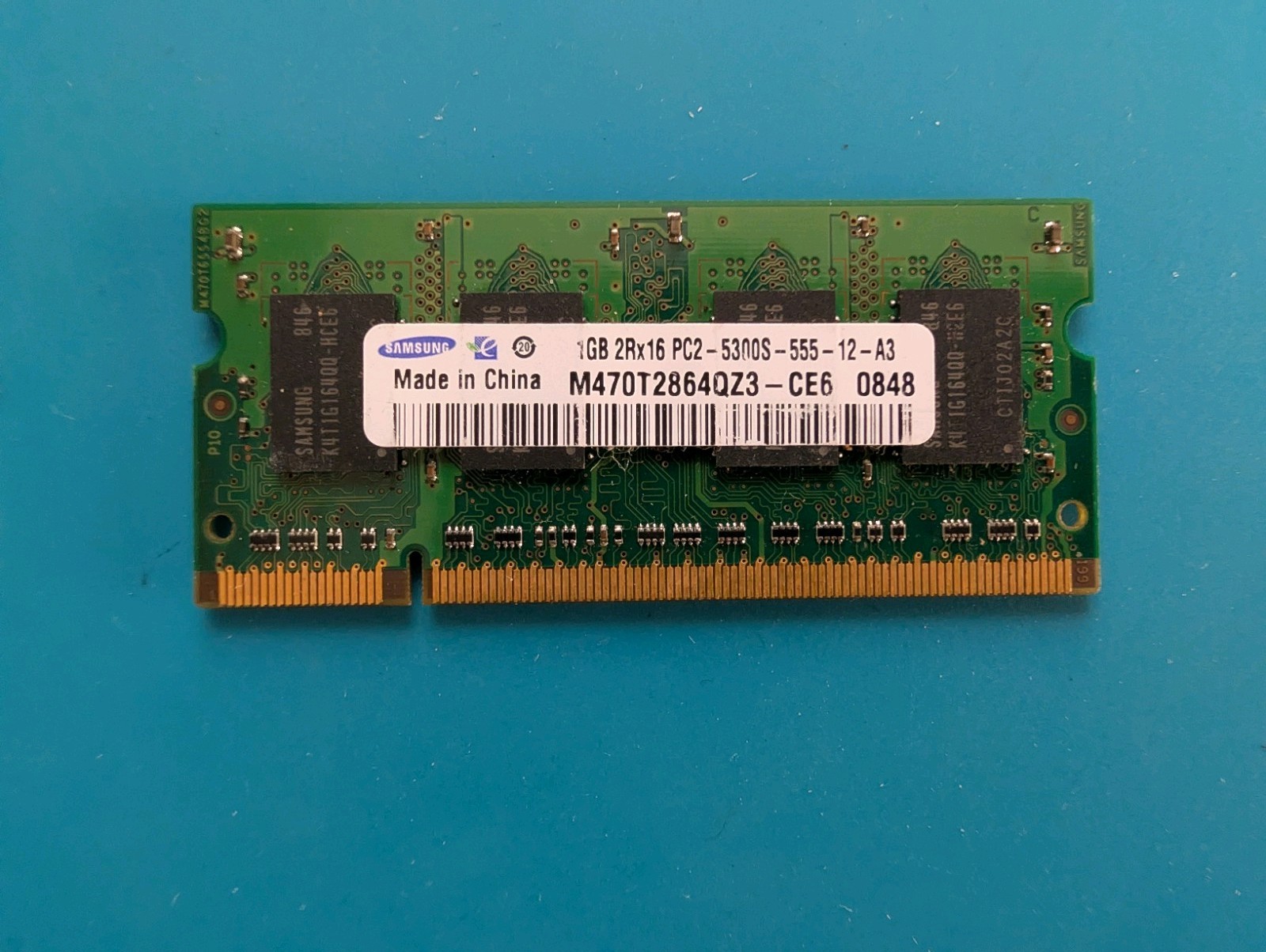 M470T2864QZ3-CE6 Samsung 1GB DDR2 SoDimm  PC2-5300 667Mhz