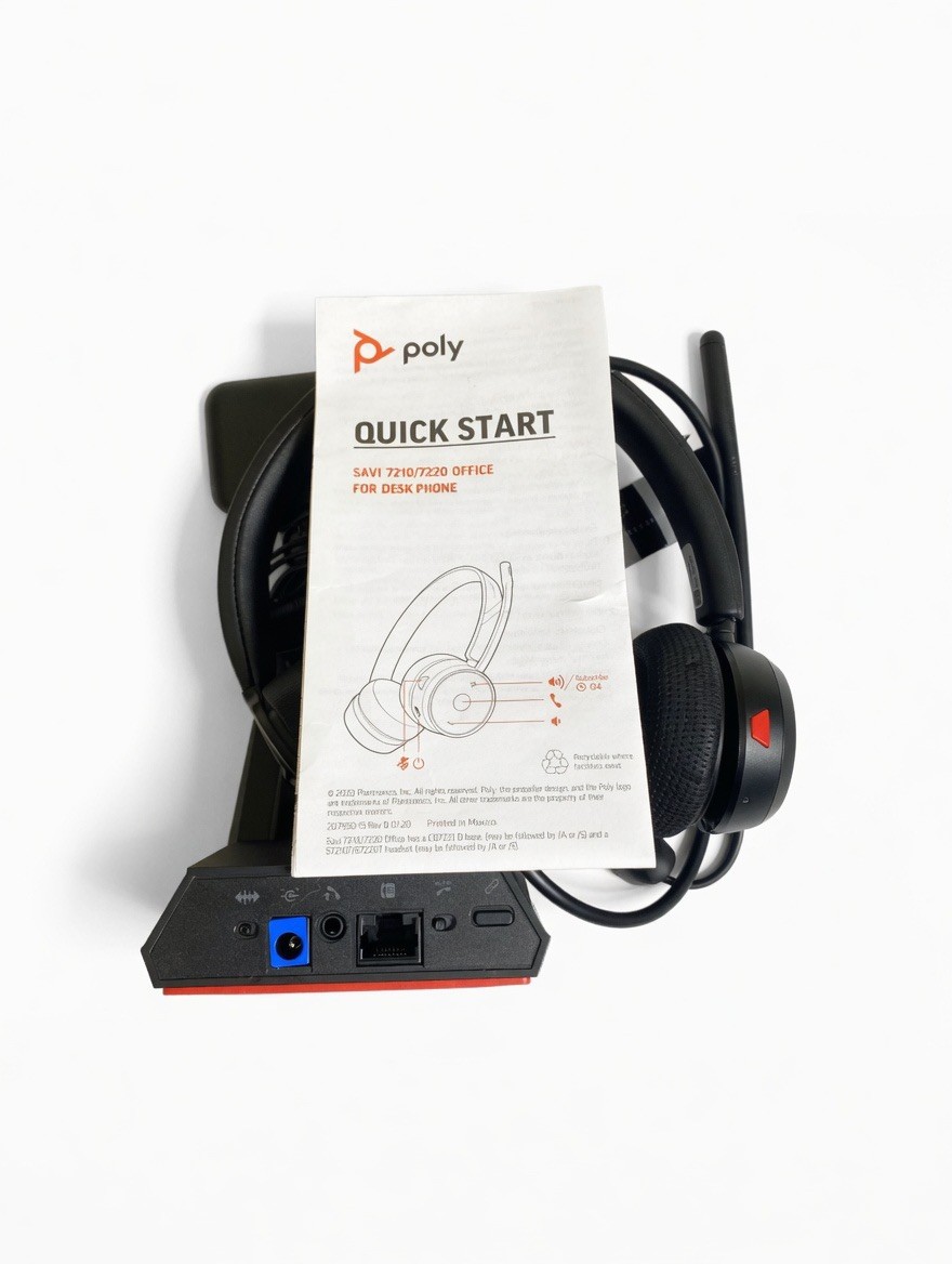 Poly Plantronics Savi 7210 Office Black Headset JUA2845