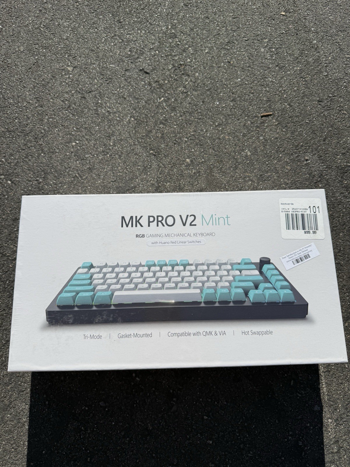 MK PRO V2 Mint - RGB Gaming Mechanical Keyboard