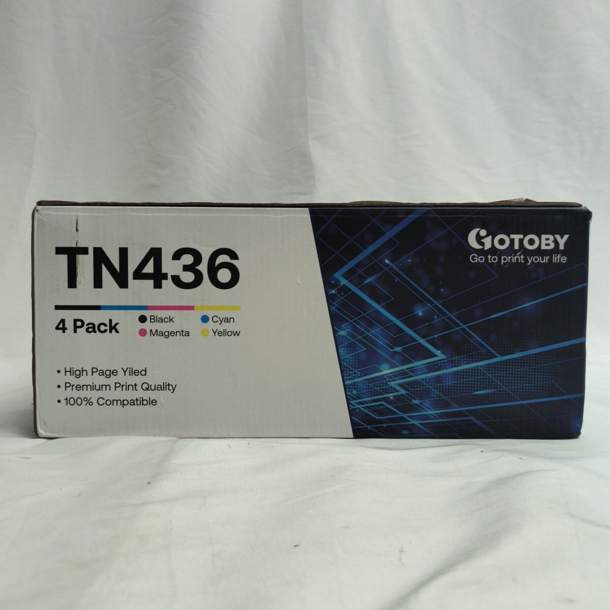 Gotoby Toner TN-436 For Brother Toner Cartridge Black Magenta Cyan Yellow New 