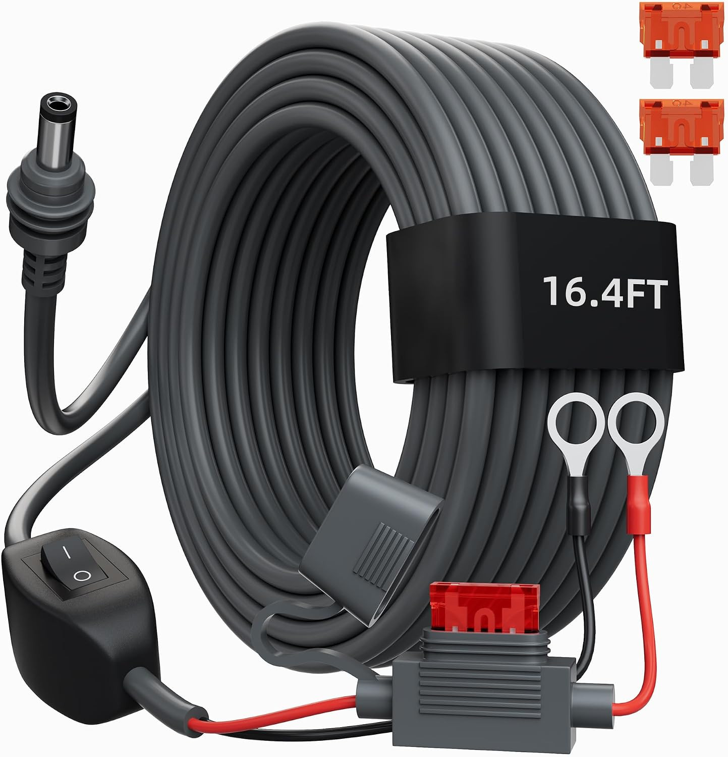 Starlink Mini Battery Power Cable 16.4FT/5M, Starlink Mini 12-24V Battery Adapte