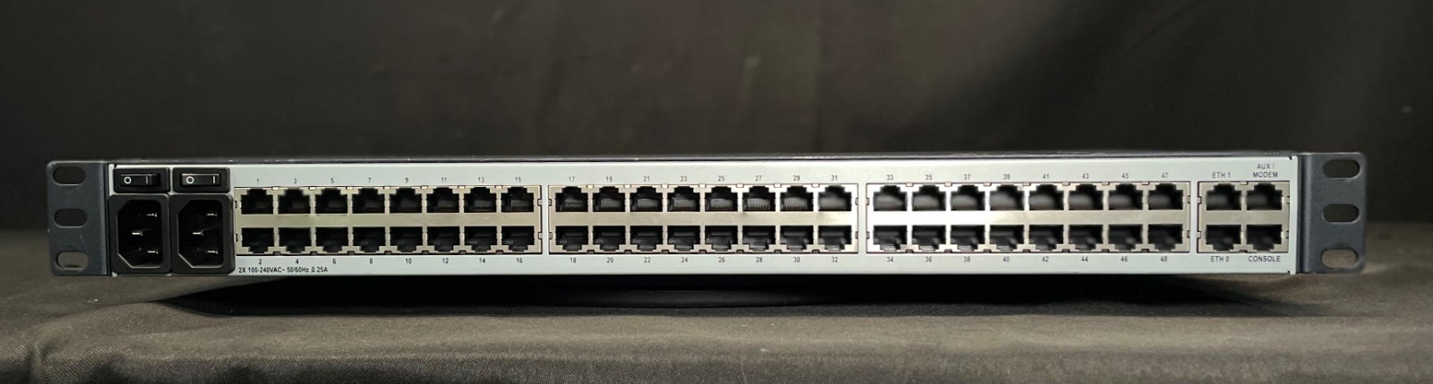 Avocent ACS6048MDAC 48 Port RS232 Serial Console Server Dual AC