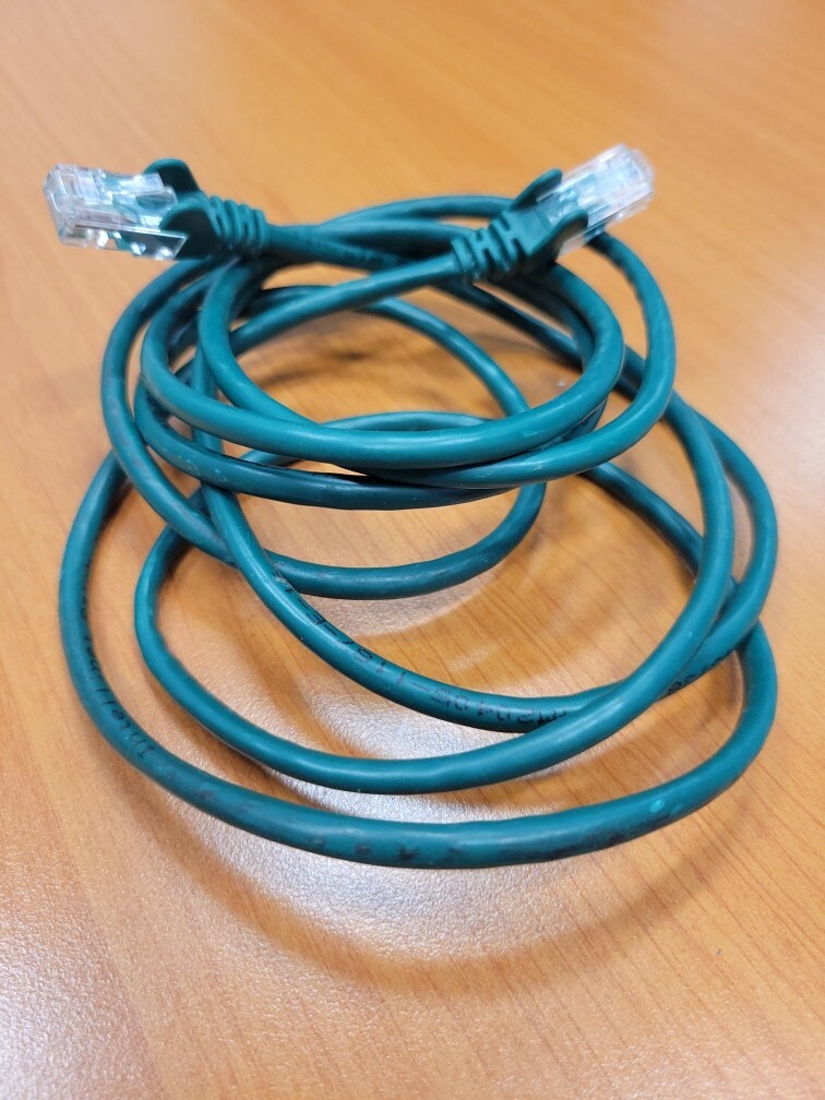 7 Foot Cat6 type cm UL E 213738 green cable