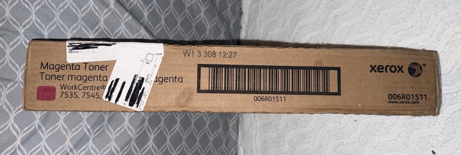 Xerox Genuine 006R01511 Magenta Laser Toner for WorkCentre 7525 7530 OEM