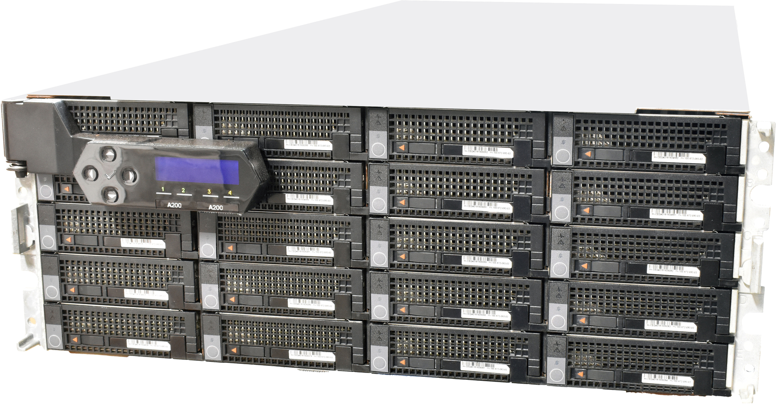 EMC Isilon A200 NAS Storage 4xNode 1x Pentium D1508 16GB PC4 RAM 64GB M.2 each.