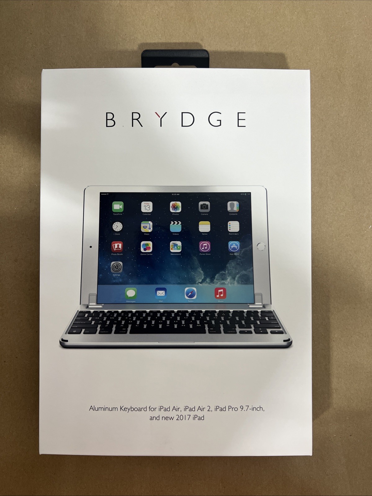 BRYDGE BRY6021-B Wireless Keyboard iPad Pro 12.9” 2018/2020 (3rd/4th Gen) Silver