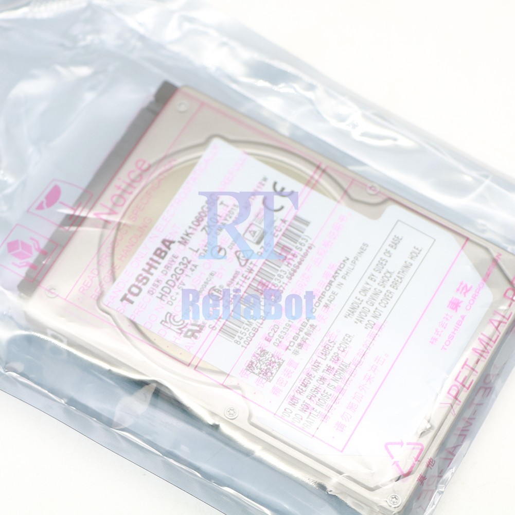 10pcs Toshiba MK1060GSC 100GB 4200RPM 2.5" Autonavigation/Industriecomputer HDD