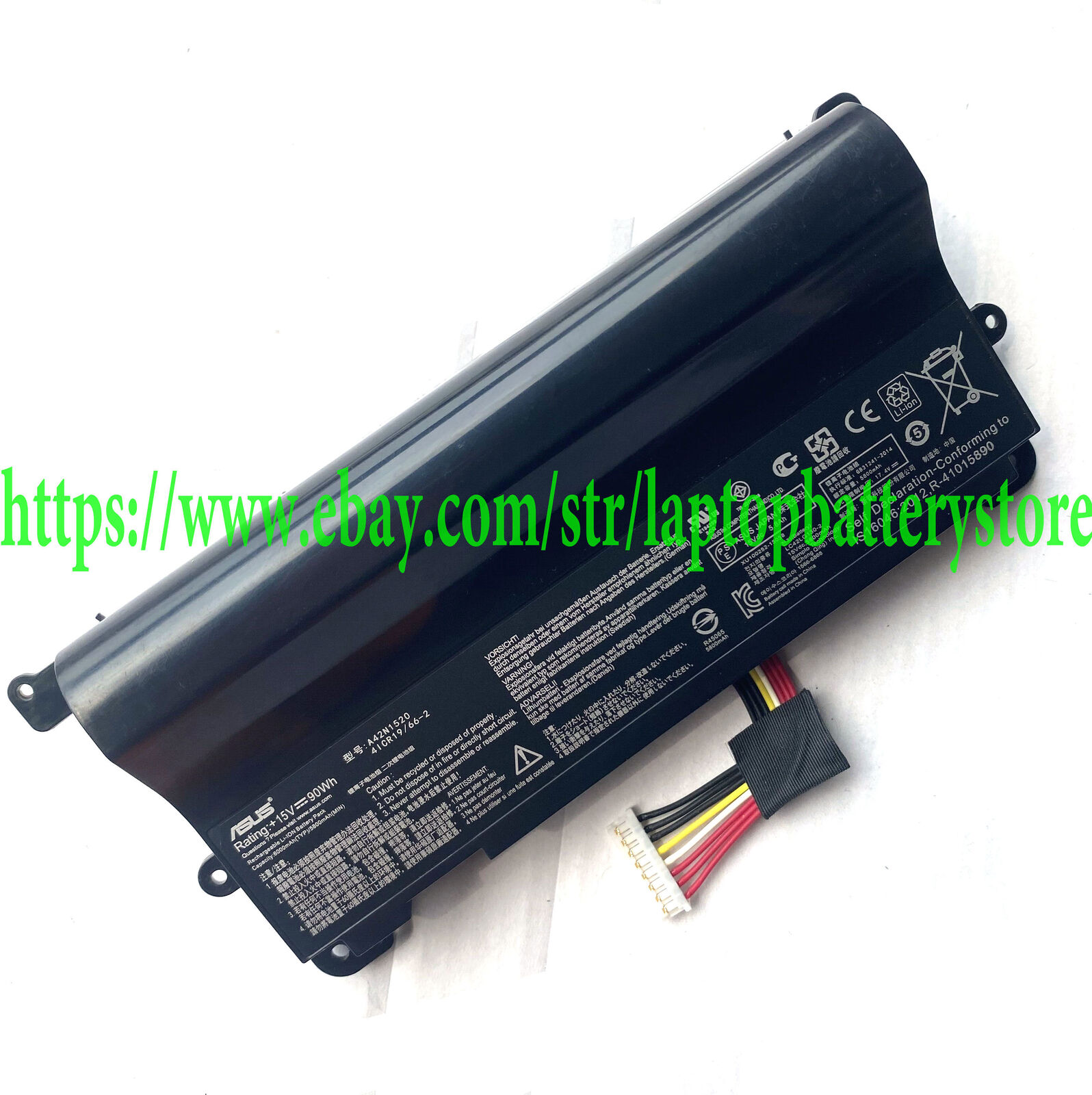 Genuine A42N1520 Battery for Asus ROG G752VY GFX72 GFX72VY6700 GFX72VY6820 GFX72