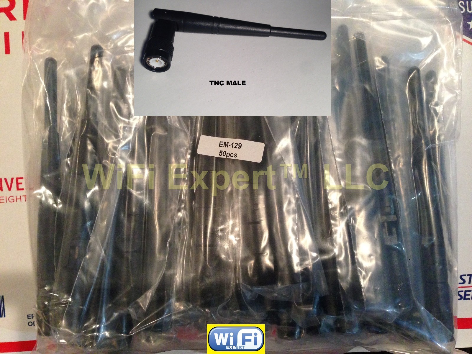 50 Dual Band 900/1800MHz GSM GPRS TNC male Tilt-Swivel 3dBi 5 inch radio Antenna