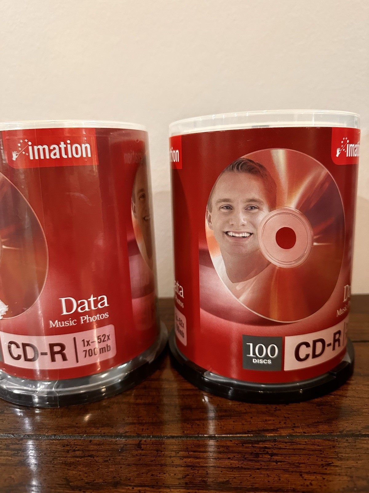 Imation 100 PACK CD-R Music Blank CDs Discs, 80 Minutes 700 MB 52x NEW SEALED 2