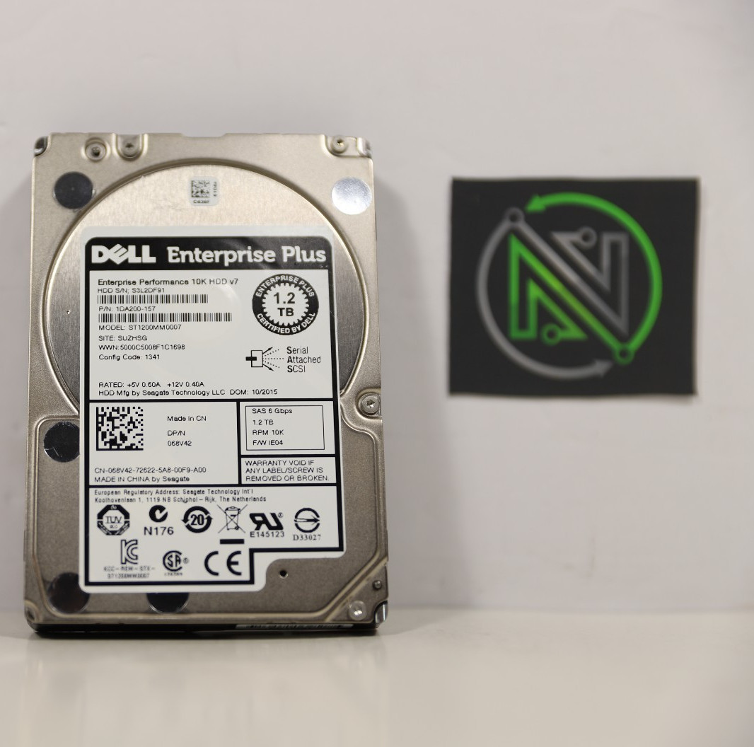 Dell 68V42 1.2TB 10K SAS 2.5" HDD ST1200MM0007 Compellent 6Gb/s