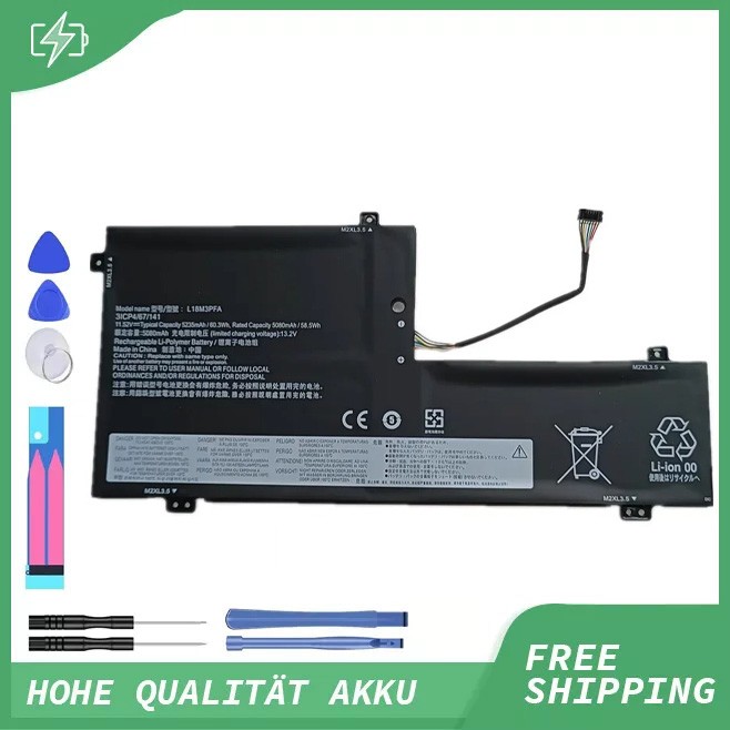 L18D3PF2 60.3Wh Laptop Battery for Lenovo Yoga C740-15IML Yoga C740-15 L18M3PFA