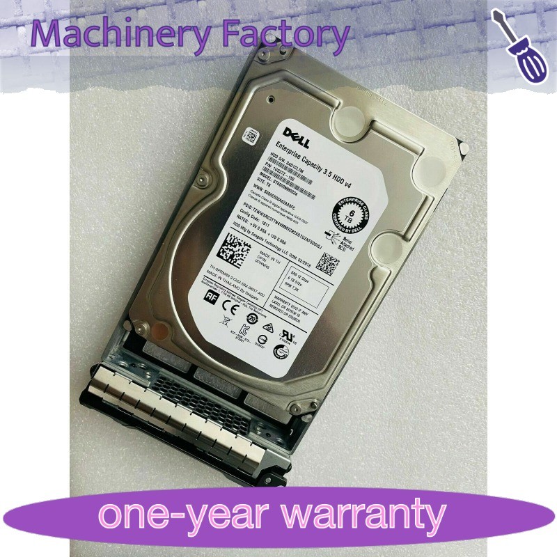 1PCS New PRNR6 0PRNR6 FOR Dell 6TB 12G 7.2K 3.5 SAS Hard Drive HDD 13G KIT