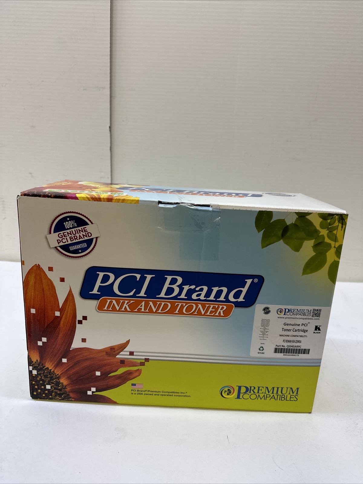 PCI Q5945ARPC PCI BRAND ECO-REMAN HP 45A Q5945A BLACK TONER CARTRIDGE 20000 PAGE