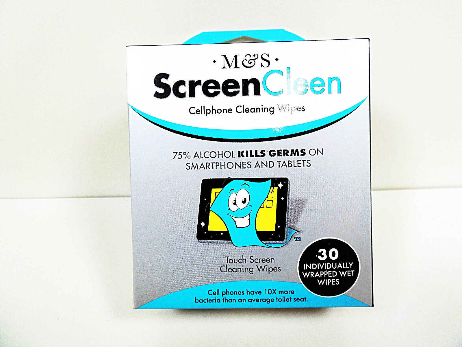 Computer Cellphone Tablet Cleaning Wipes 75% Alcohol Screen Cleaners 30 Count