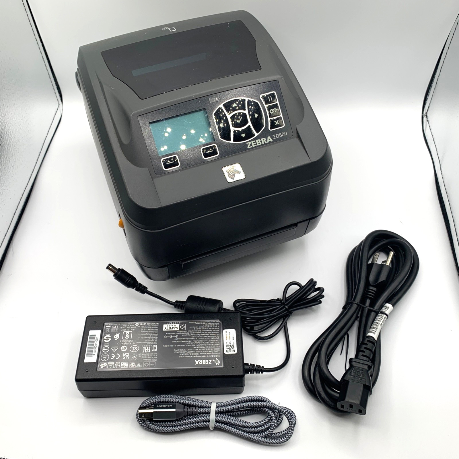 Zebra ZD500 Thermal Transfer Label Printer WiFi USB Ethernet Bluetooth Tested