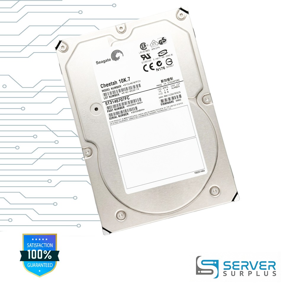 Seagate Cheetah 10K.7 FC 3.5 in Enterprise HDD | ST3146707FC