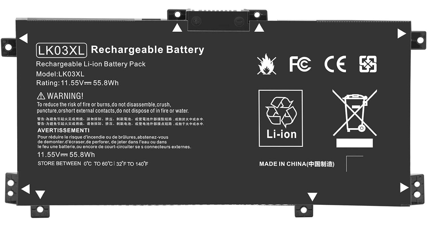 Battery For HP ENVY X360 17-ce 17m-ce 17t-ce 17m-ce1013dx 17-ce0015nr TPN-I129