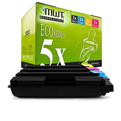 Eurotone 5x Cyan Toner Cartridge Compatible with Kyocera TK5135
