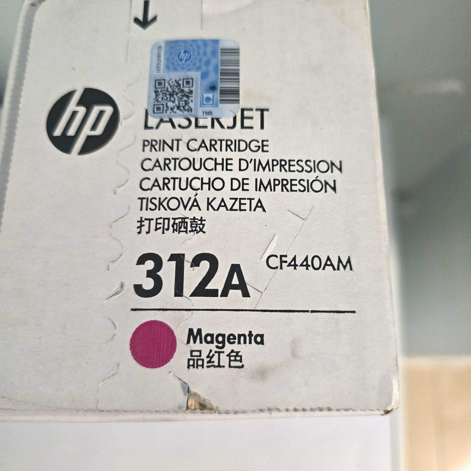 HP 312A Genuine Magenta Laser Toner Cartridge CF440AM / CF383A