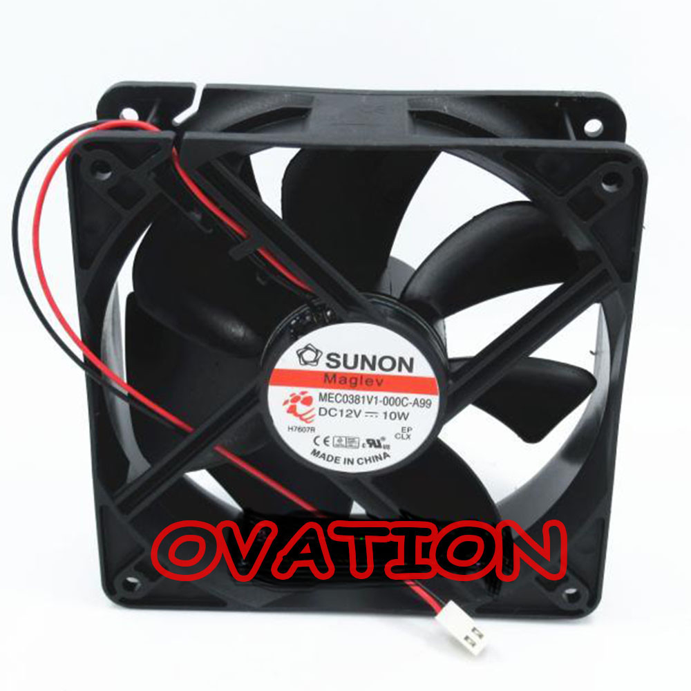 1PC For MEC0381V1-000C-A99 DC 12V 833mA 10W 120X120x38mm Cooling Fan