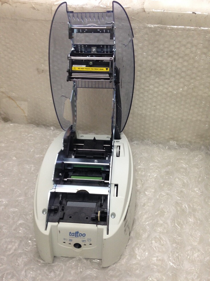 Evolis ID Card Printer Single Tattoo { UNTESTED } 