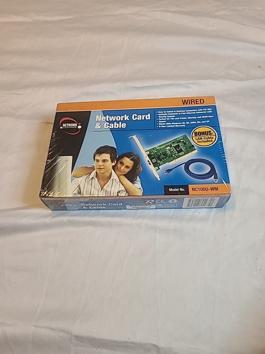 Wired Network Card & Cable Model No. NC100U-WM Sealed Network Everywhere
