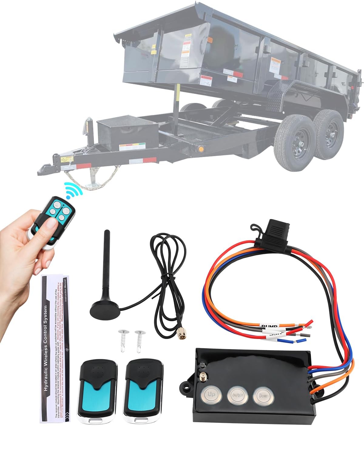 Gledewen G3-H01 Wireless Dump Trailer Remote