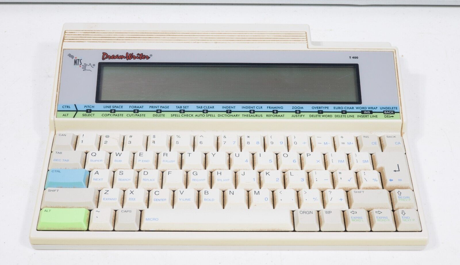 Vintage NTS Dreamwriter Dream Writer T400 portable word processor computer 0113