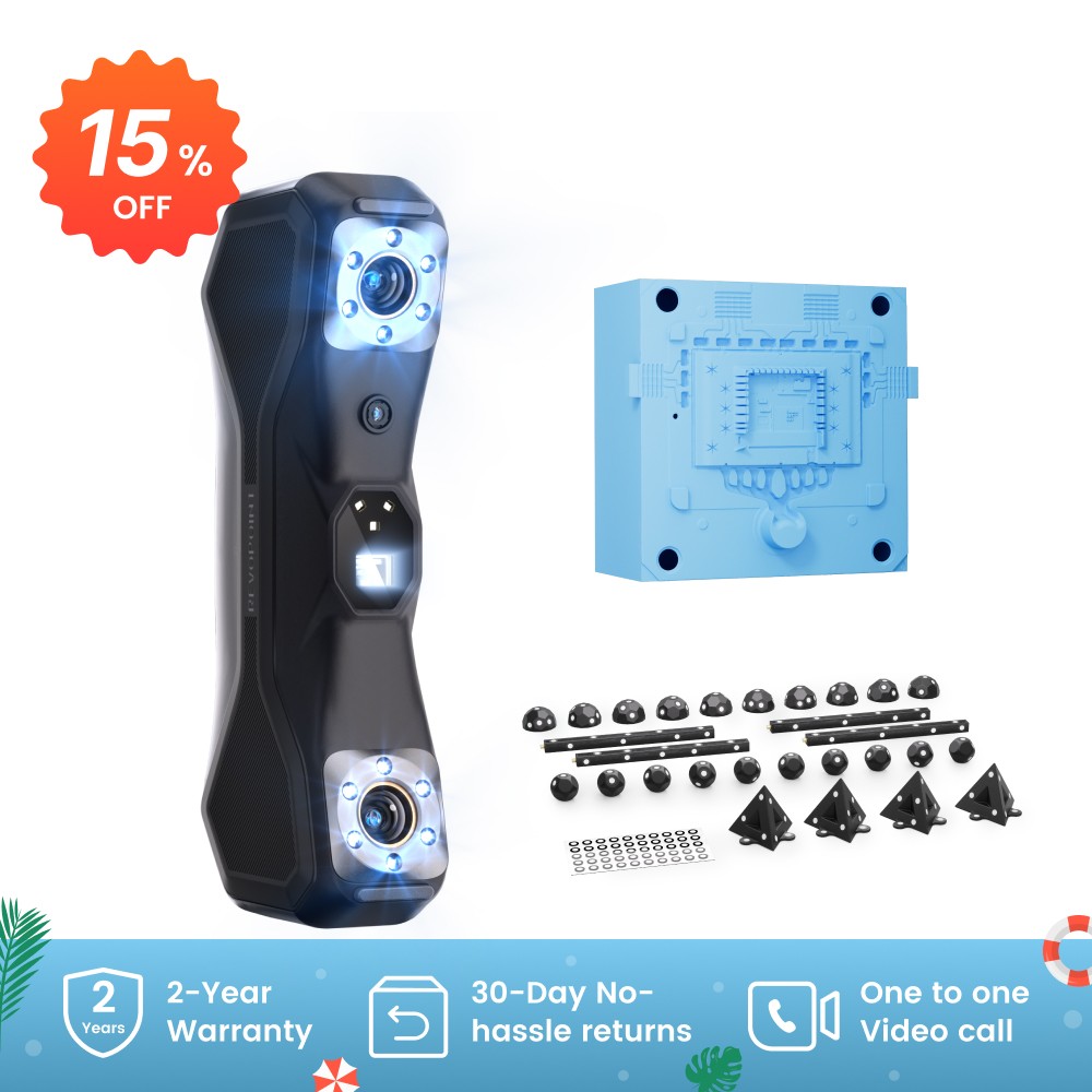 Revopoint MetroX PRO 3D Laser Scanner Blue Laser Handheld Scan CAD Designer