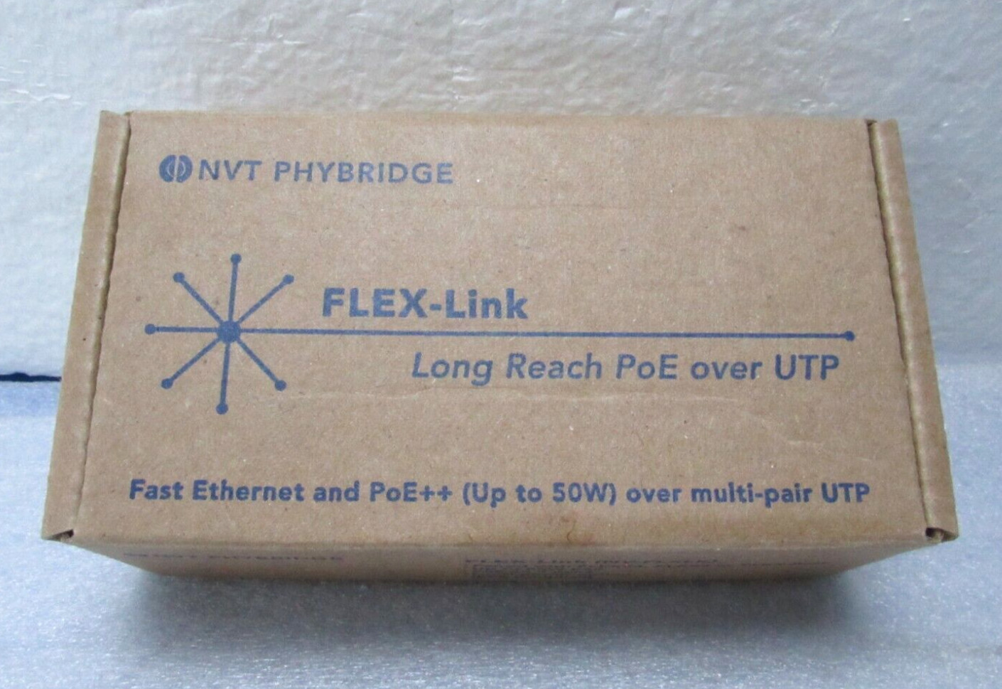 *NVT Phybridge NV-FLXLK Single Unit Link Adapter Long Reach PoE Over UTP [CTA]