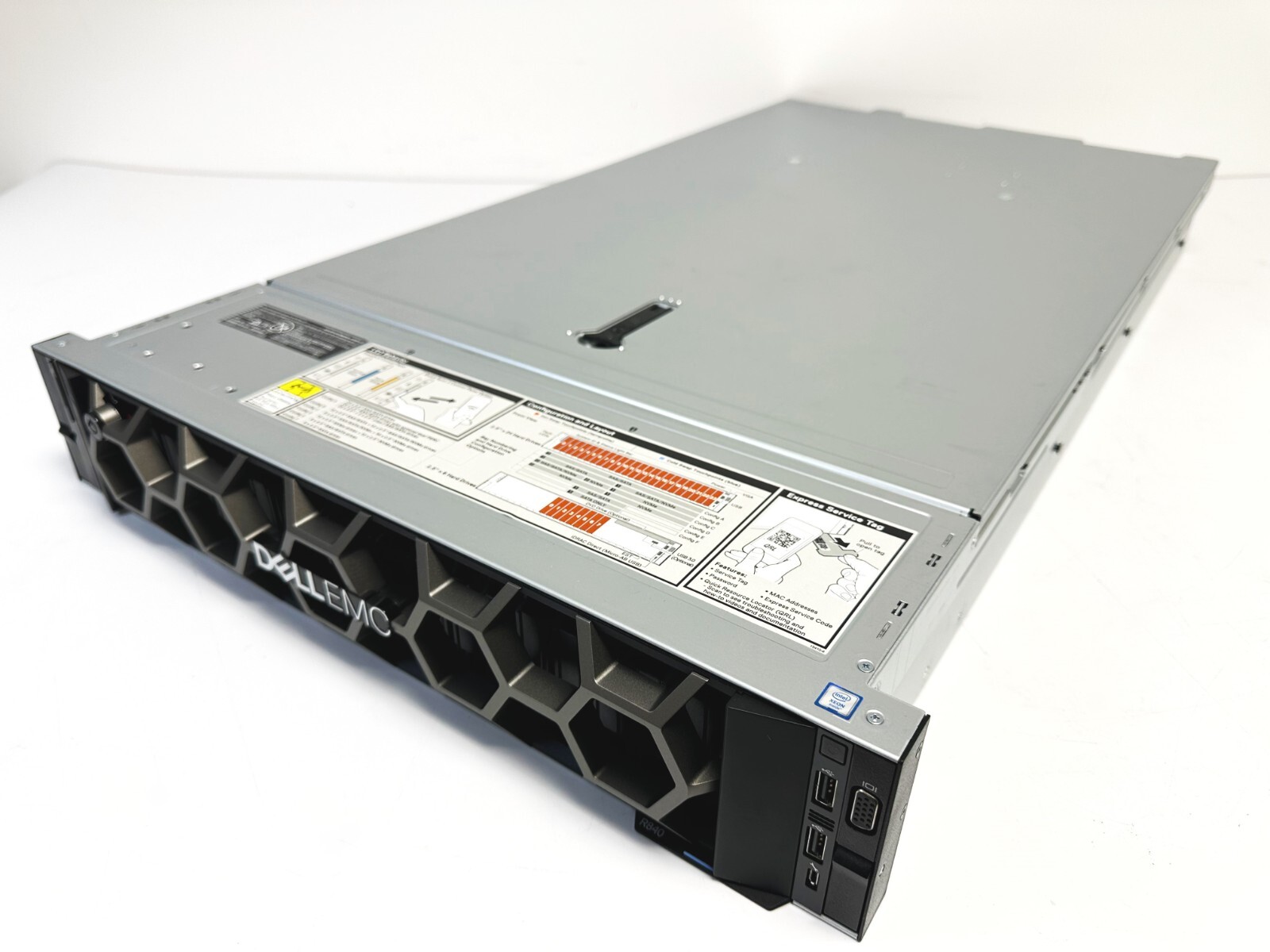 Dell PowerEdge R840 4x 8268 96-Cores 512GB-R H740P 4x 1.92B SSD 1600W 2U Server