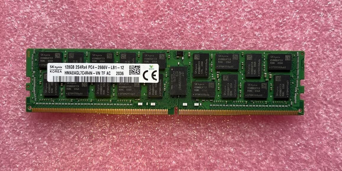 Hynix 128GB 2S4Rx4 DDR4-2666V HMABAGL7M4R4N-VN  PC4-21300 LRDIMM